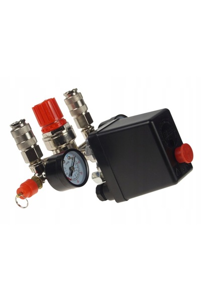 NO BRAND Presostat pentru compresor 230V, Distribuitor presostat, Supapă 8 bari