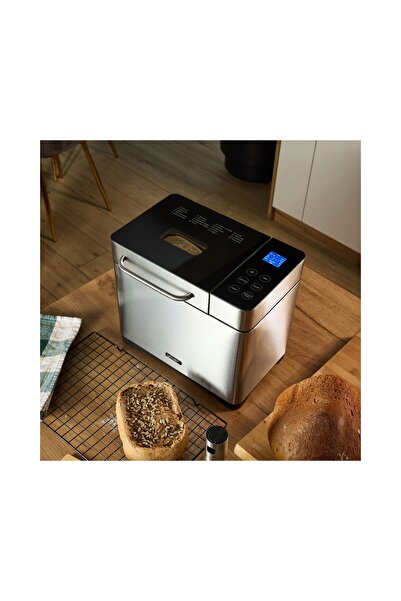 NO BRAND Aparat de făcut pâine automat, meniu, inox, +rețete +19 programe +în...