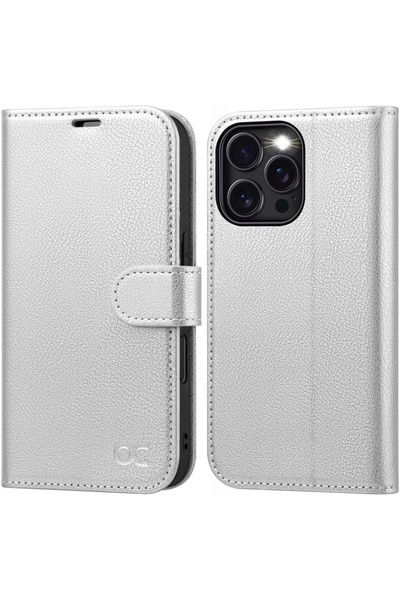 NO BRAND Husă tip carte din piele Ocase pentru iPhone 16 Pro, cu compartiment...