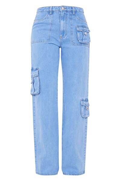 NO BRAND Buzunare pentru blugi, talie înaltă, Prettylittlething 38