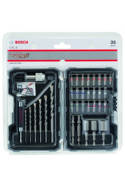 Bosch SET PRO-MIX 35 piese. Burghie și vârfuri de burghiu