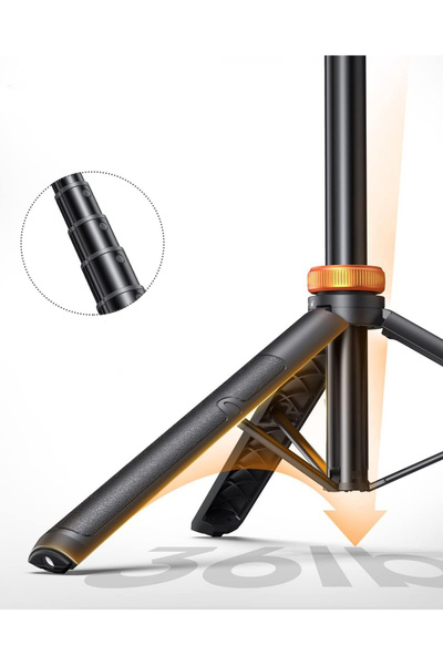 NO BRAND Selfie stick trepied pentru telefon Bluetooth Kijek Trepied cu supor...
