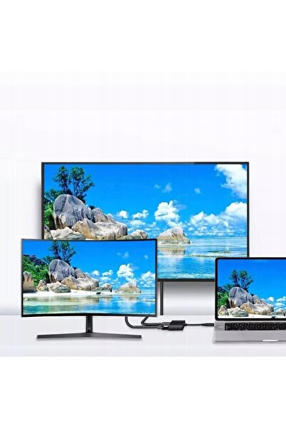 NO BRAND Adaptor convertor USB 3.0 la HDMI + VGA pentru plăci grafice