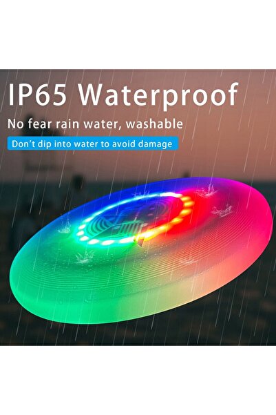 NO BRAND Frisbee cu LED-uri intermitente, disc zburător amuzant de exterior