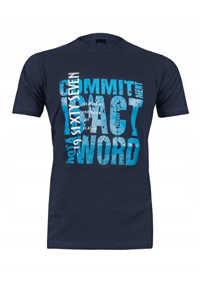 NO BRAND Tricou bărbătesc Sixty 3XL bleumarin