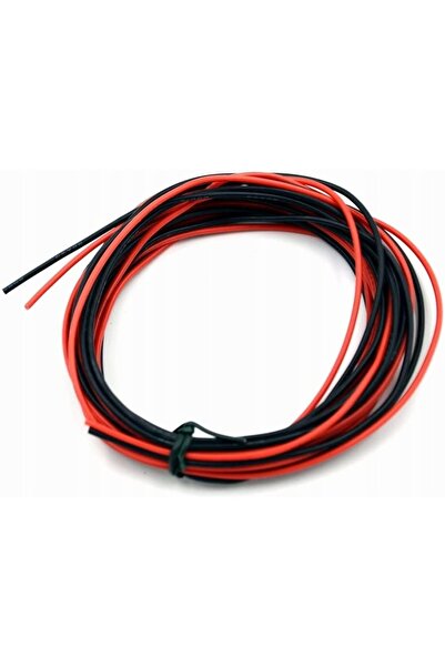 NO BRAND Cablu de silicon 22 AWG, 5 metri |   Flexibil, Rezistent la temperat...