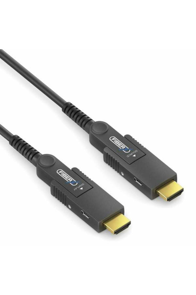 NO BRAND Cablu HDMI / micro HDMI 2.0 cu conectori detașabili Purelink FiberX ...