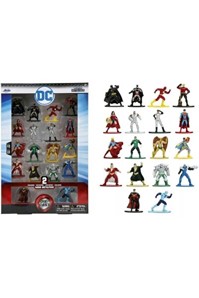 NO BRAND DC Comics Nano Metalfigs Set Jada Toys 18 Figurine Die-Cast 1:32 Vâr...
