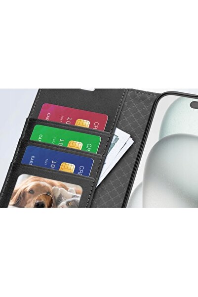 NO BRAND Husă flip din piele Ocase pentru iPhone 16e, tip portofel, cu protec...