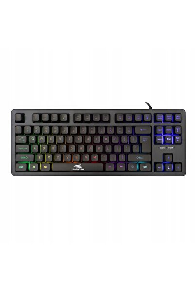 NO BRAND Tastatură de gaming cu membrană, anti-ghosting, de precizie, 87 de t...