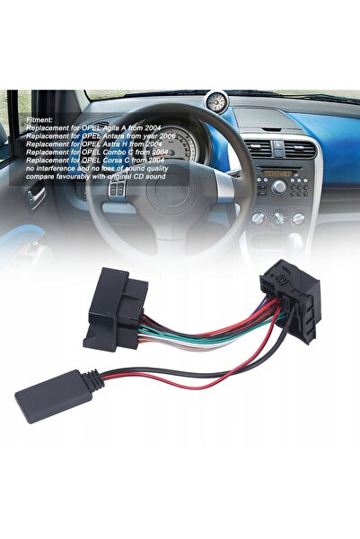 NO BRAND Receptor Adaptor Audio Bluetooth 5.0 cu Cablu Aux pentru Opel