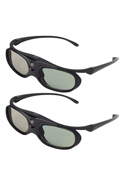 NO BRAND 2 bucăți Ochelari 3D 144Hz DLP Reîncărcabili prin USB Activi