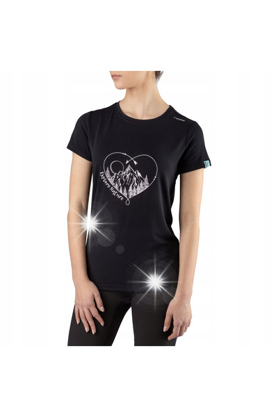 NO BRAND Tricou Turistic Viking Lenta Bamboo Light Lady-Black s