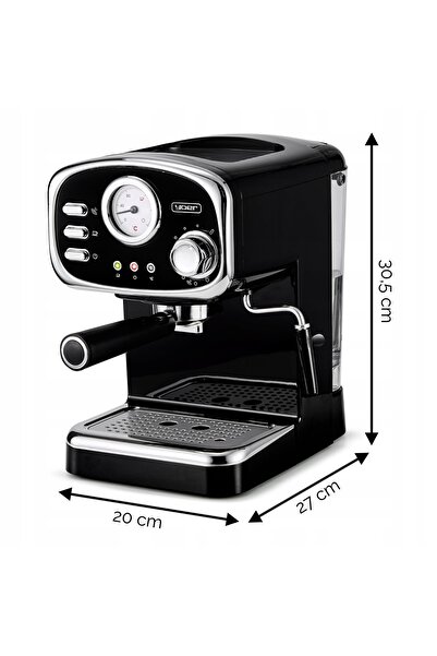 NO BRAND Espressor cu manetă de presiune Yoer 1100W 20 Bar 10Kaw + Spumant de...