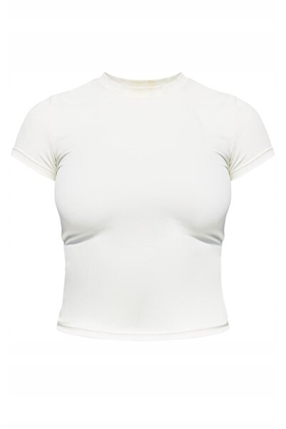 NO BRAND Tricou cremos, mulat, cu mânecă scurtă, Prettylittlething 34