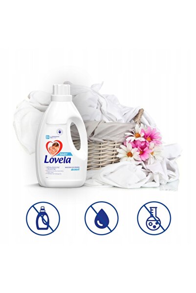 LOVELA Baby Set Detergent de rufe Alb Lăptos pentru Copii 2x 2,9L