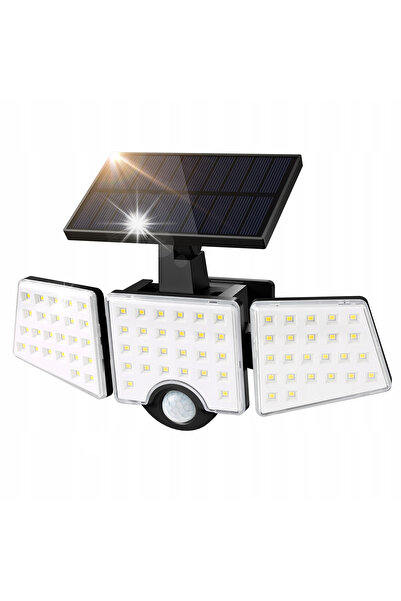 NO BRAND Lampă solară cu senzor de mișcare și senzor crepuscular, 72 LED-uri,...