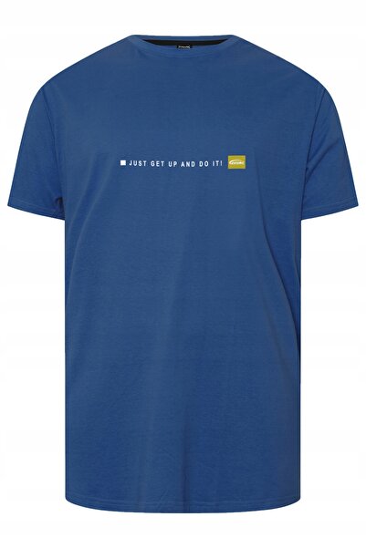 NO BRAND Tricou supradimensionat din bumbac pentru bărbați, mărimi mari 2484-...