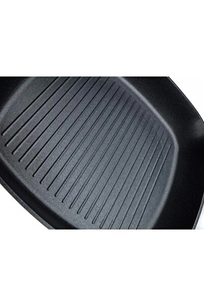 NO BRAND Tigaie grill antiaderentă mată 28x28cm