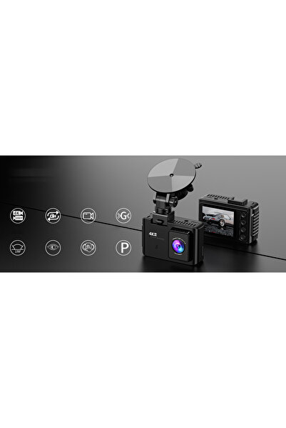 NO BRAND Cameră auto 4K Ultra HD cu înregistrare video și Wifi, pentru vedere...