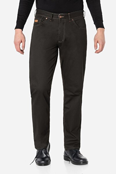 NO BRAND Pantaloni drepți din bumbac pentru bărbați, mărime mare, blugi Hunte...