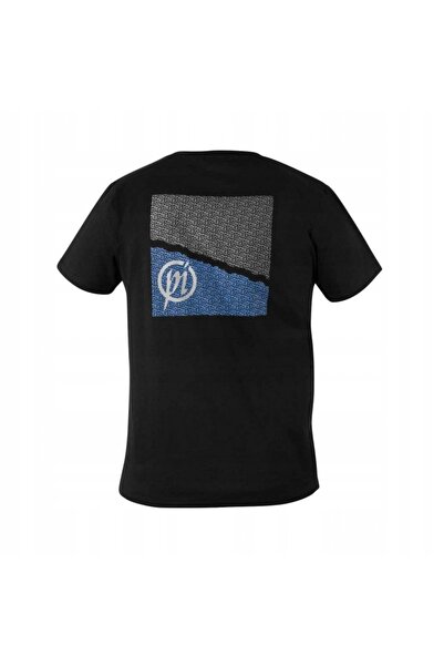 NO BRAND Tricou de pescuit Preston negru, mărimea XXL