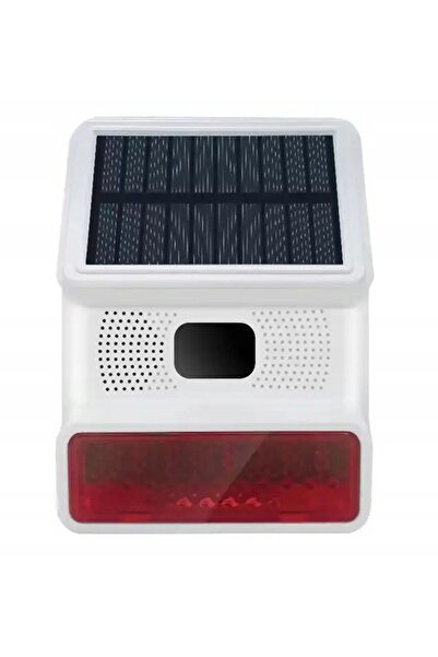 OnShoping Alarmă solară cu sirenă 100dB, senzor PIR, Tuya Smart Wifi