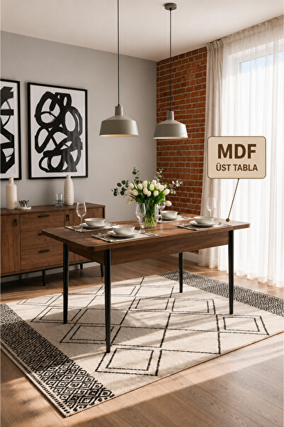 Concept Ayz Home Monera Modern Açılabilir Yemek ve Mutfak Masası – 80x130 cm ...