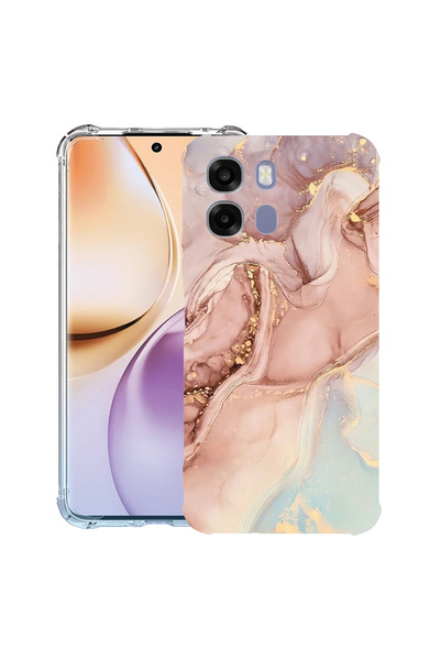 bestcase ®   Husa Αντικραδασμική Θήκη Για Realme 16 Pro Plus, Ροζ Μάρμαρο, 31...