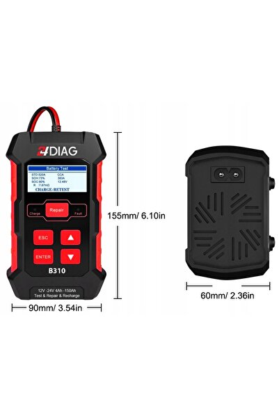 NO BRAND B310 12V 24V 10A TESTER DE BATERII REDRESOR