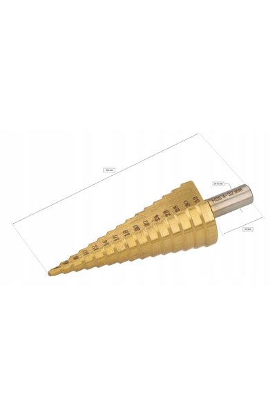 NO BRAND Burghiu conic din titan de 4-32 mm, tip Churchycle, cu tăiere rapidă