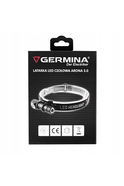 NO BRAND Lanternă frontală LED 5W 120lm baterie 1xAA Arona 3.0 IP20 Germina