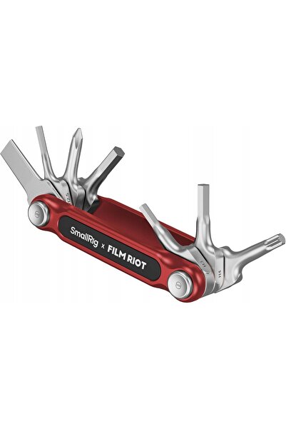 NO BRAND Smallrig 4811 Set de chei multifuncționale pliabile 7-în-1, Roșu