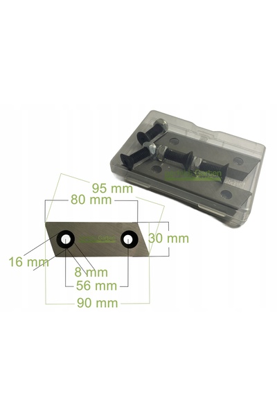 NO BRAND 2x lamă de polizor 90x30mm, găuri 8mm, distanță între găuri 56mm, la...