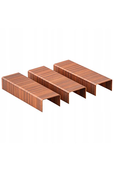 NO BRAND Agrafe pentru închiderea cutiilor 35x22mm 1500 bucăți placate cu cup...