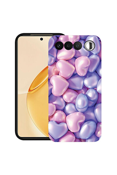 bestcase ®   Θήκη TPU Υπέρλεπτη Husa για Realme 16, Χρωματιστές Καρδιές, 3156...