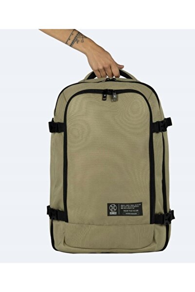 NO BRAND Rucsac de cabină Munich Gate Flight până la 43 L Bej