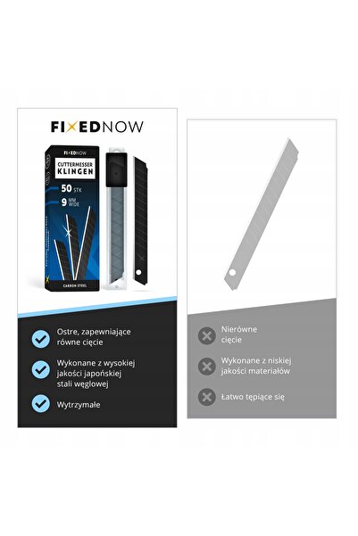 NO BRAND 50 de lame segmentate [9mm] din oțel carbon japonez pentru mașini de...