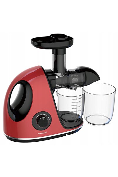 Klausberg Storcator lent 150W, extractor de suc pentru legume și fructe, PRES...