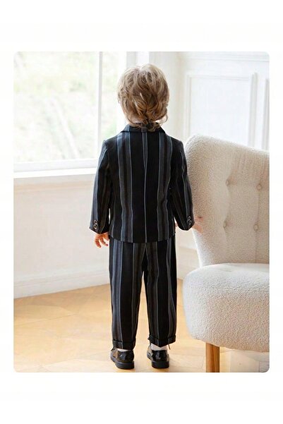 NO BRAND Costum complet elegant pantaloni sacou vestă mucha 4pak shein 122