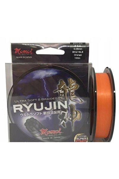 NO BRAND Fir de pescuit împletit cu 8 fire Momoi Ryujin 0.10mm 300m Portocali...