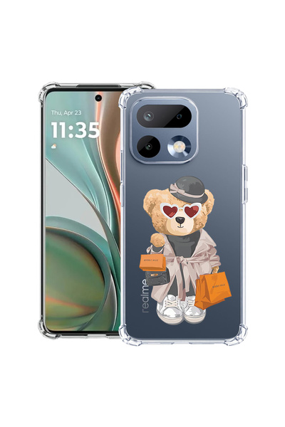 bestcase ®   Husă Antișoc pentru Realme 16 Pro 5G, Teddy Bear Shopping, 31439...