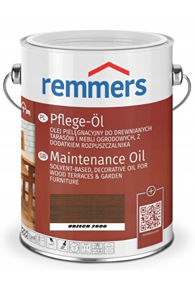 NO BRAND Remmers Pflege-Ol Ulei pentru Lemn și Terasă 5 L Nuc