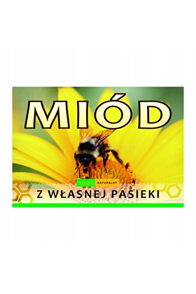 NO BRAND Panou informativ mare Miere din apiarul nostru propriu Design Tn02D
