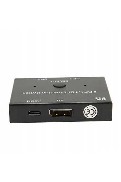 NO BRAND Comutator DisplayPort 2x1, Splitter 1x2, Comutator 4K
