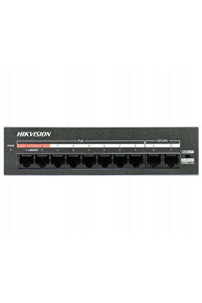 Hikvision Switch PoE DS-XS10-P 8x PoE + 2x LAN 10/100Mbps