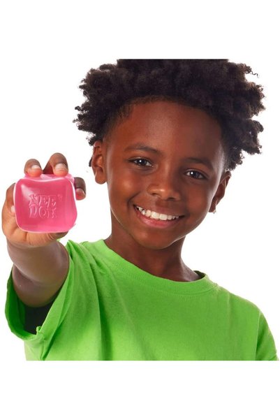 Schylling Needoh Nice Cube Sensory Toy with a Super Solid Squish - Colors May Vary 3 Pack