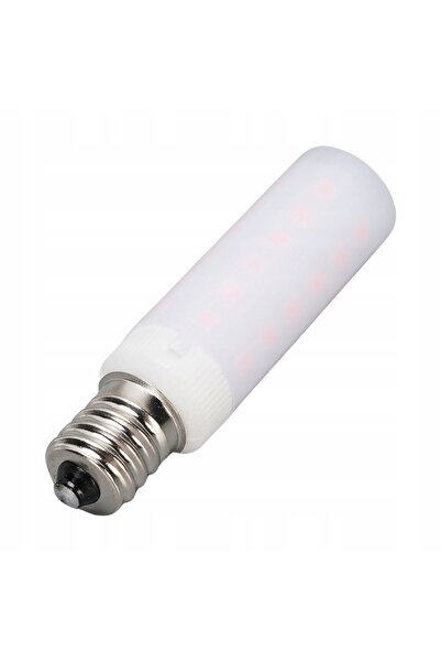 NO BRAND Bec LED decorativ cu efect de flacără reală, E12, 2 bucăți
