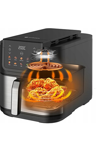 NO BRAND Friteuză cu aer cald Byrgen Pola 1700 W 8 L