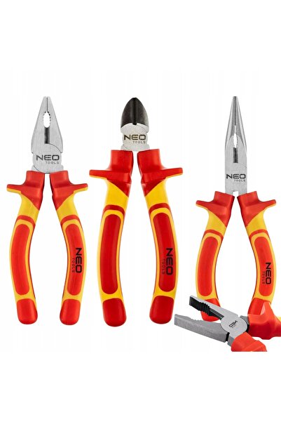 NEO Tools Set de clești NEO, clești de 1000V, clești cu vârf lung de 160 mm